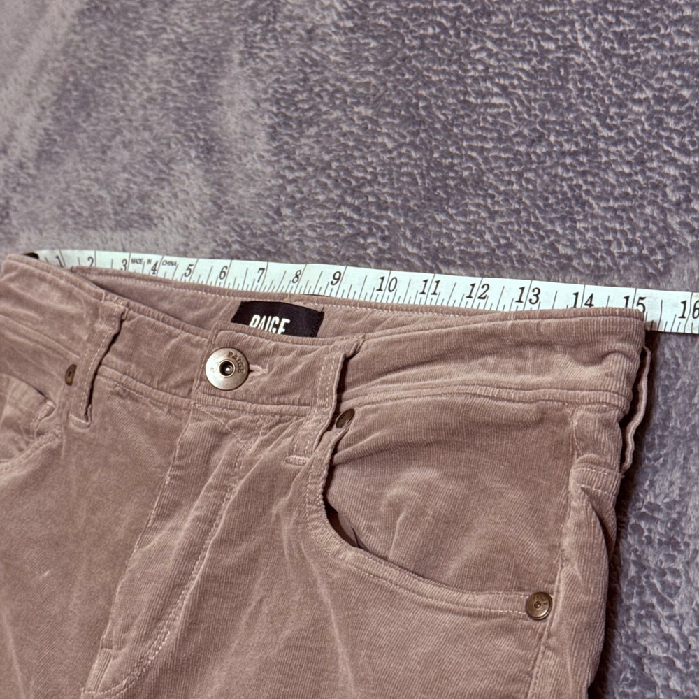 PAIGE Men's Corduroy Pants Taupe Straight Leg Casual Size‎ 30x32 - Picture 5 of 8